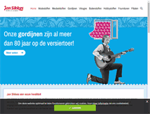 Tablet Screenshot of jansikkes.nl